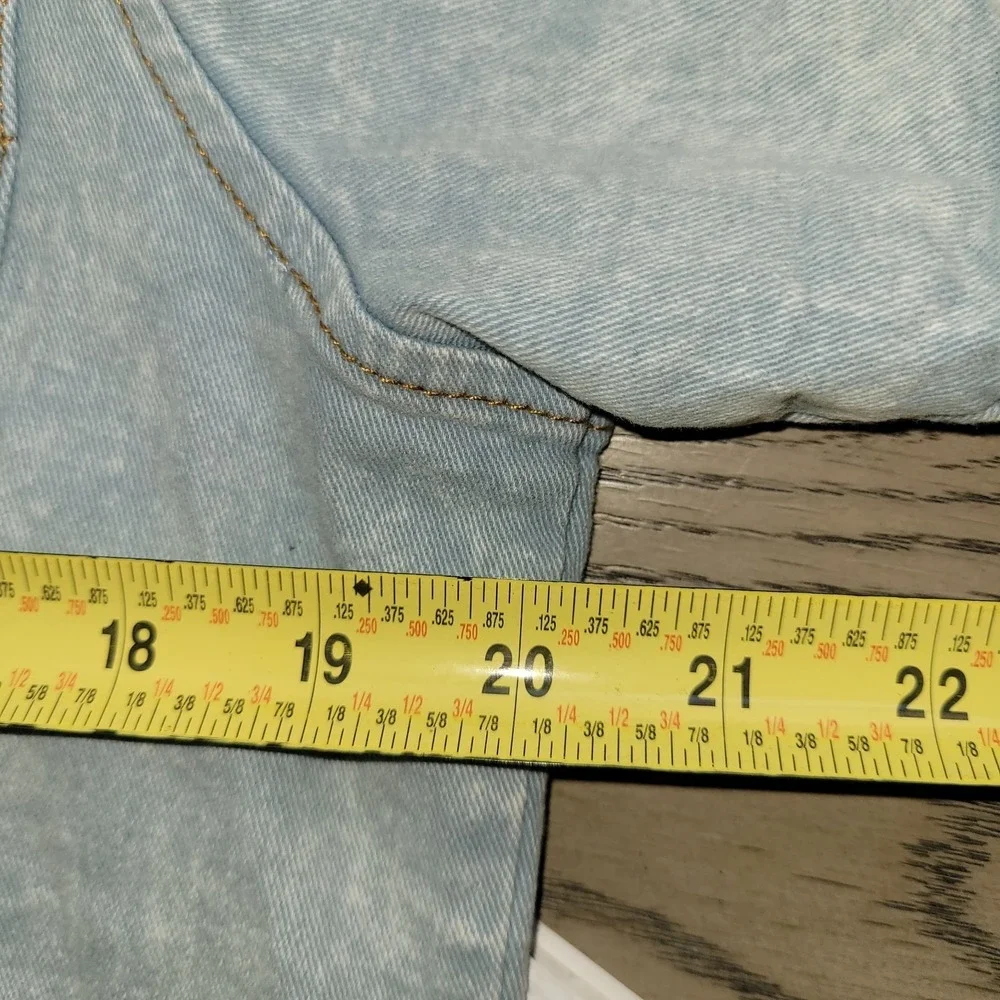 Bibi‎ Women's Shift Dress Denim M Blue Chambray Western Festival